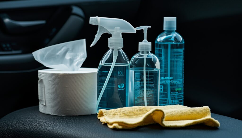 how to clean car interior at home