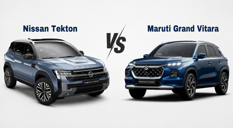 Nissan Tekton vs Maruti Grand Vitara Comparison And Price