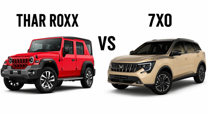 Thar Roxx VS XUV 7XO Comparison And Price
