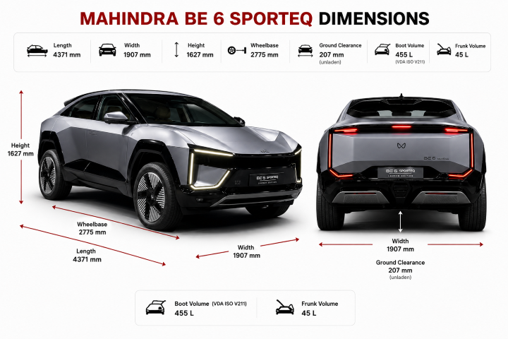 Mahindra BE 6 SPORTEQ vs TATA SIERRA EV Comparison