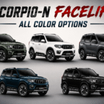 Scorpio N Facelift 2026 Colour Options