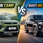 Tata Nexon Camo Edition VS Maruti Brezza Facelift Comparison : Which Compact SUV Should You Buy? Tata Nexon Camo Edition VS Maruti Brezza Facelift Comparison